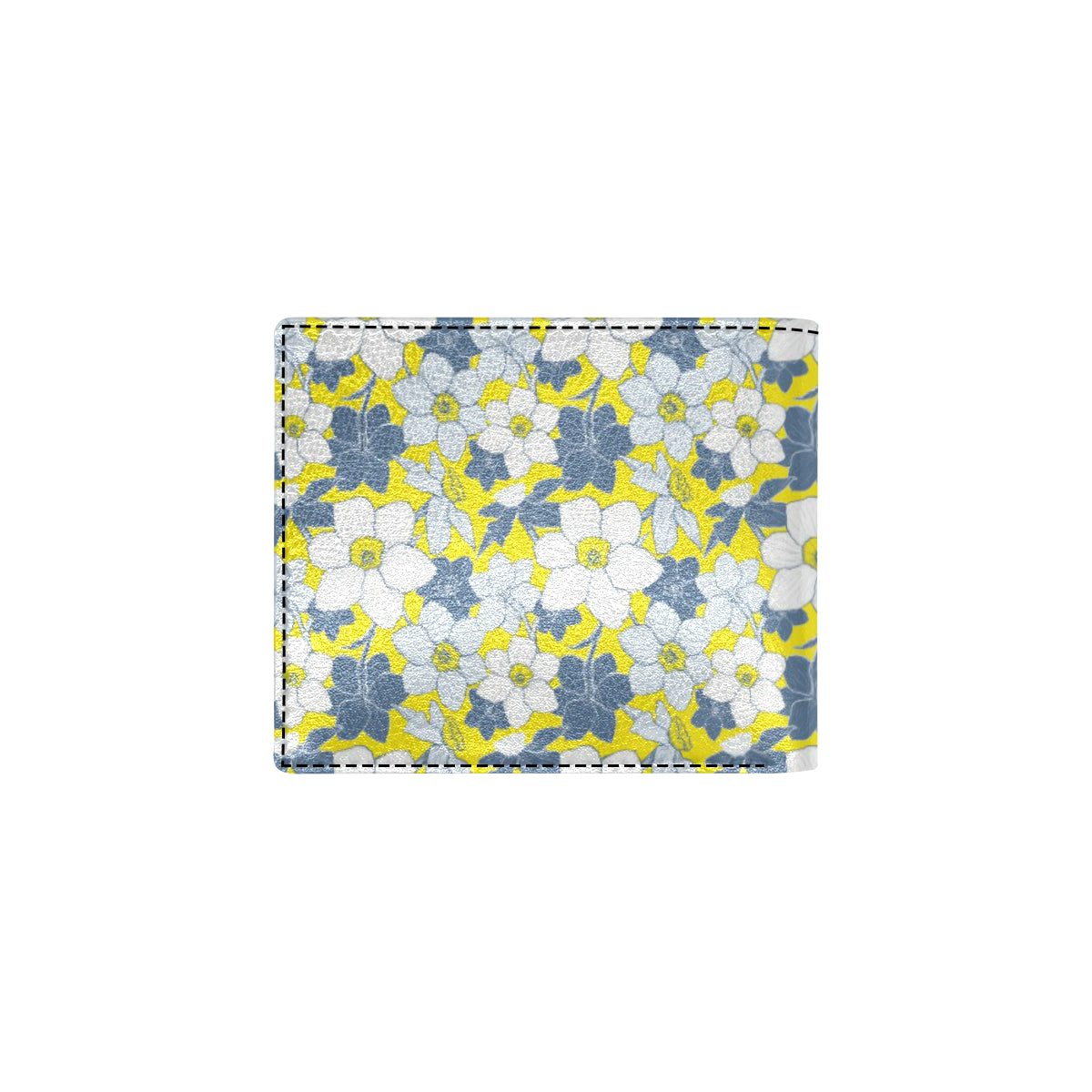 Daffodils Pattern Print Design 01 Men's ID Card Wallet