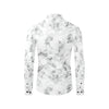 Marble Pattern Print Design 01 Men's Long Sleeve Shirt