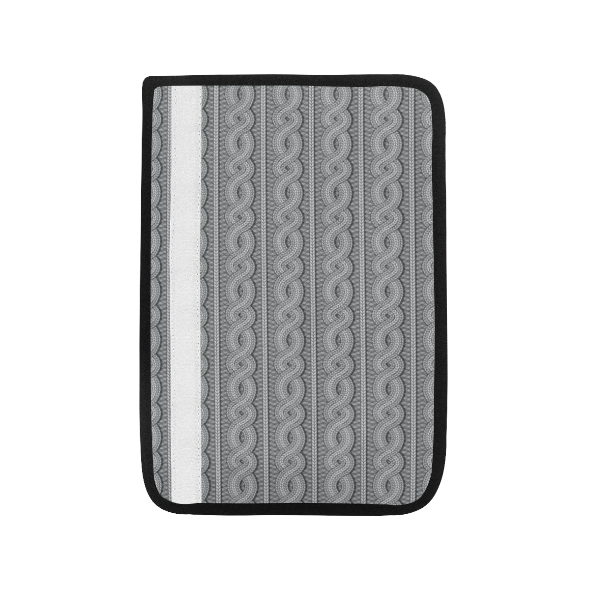 Cable Knit Pattern Print Design 01 Car Seat Belt Cover