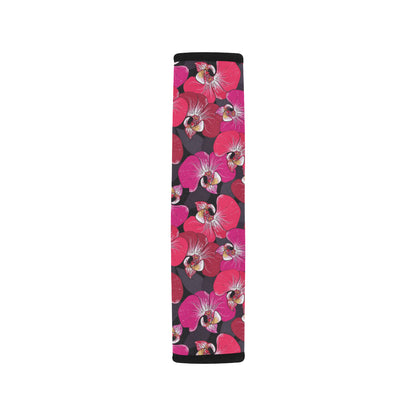 Orchid Red Pattern Print Design OR05 Car Seat Belt Cover