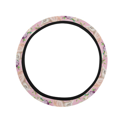 Unicorn Princess with Rose Steering Wheel Cover with Elastic Edge