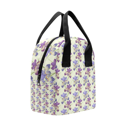 Iris Pattern Print Design IR08 Insulated Lunch Bag
