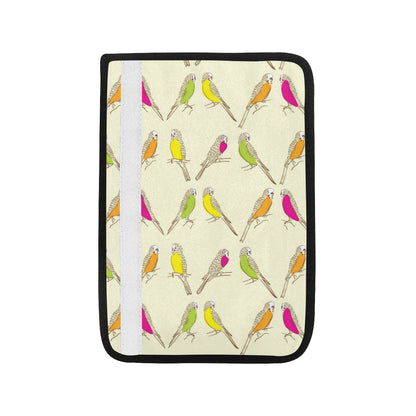 Parakeet Pattern Print Design A01 Car Seat Belt Cover