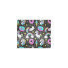 Donut Unicorn Pattern Print Design DN09 Men's ID Card Wallet