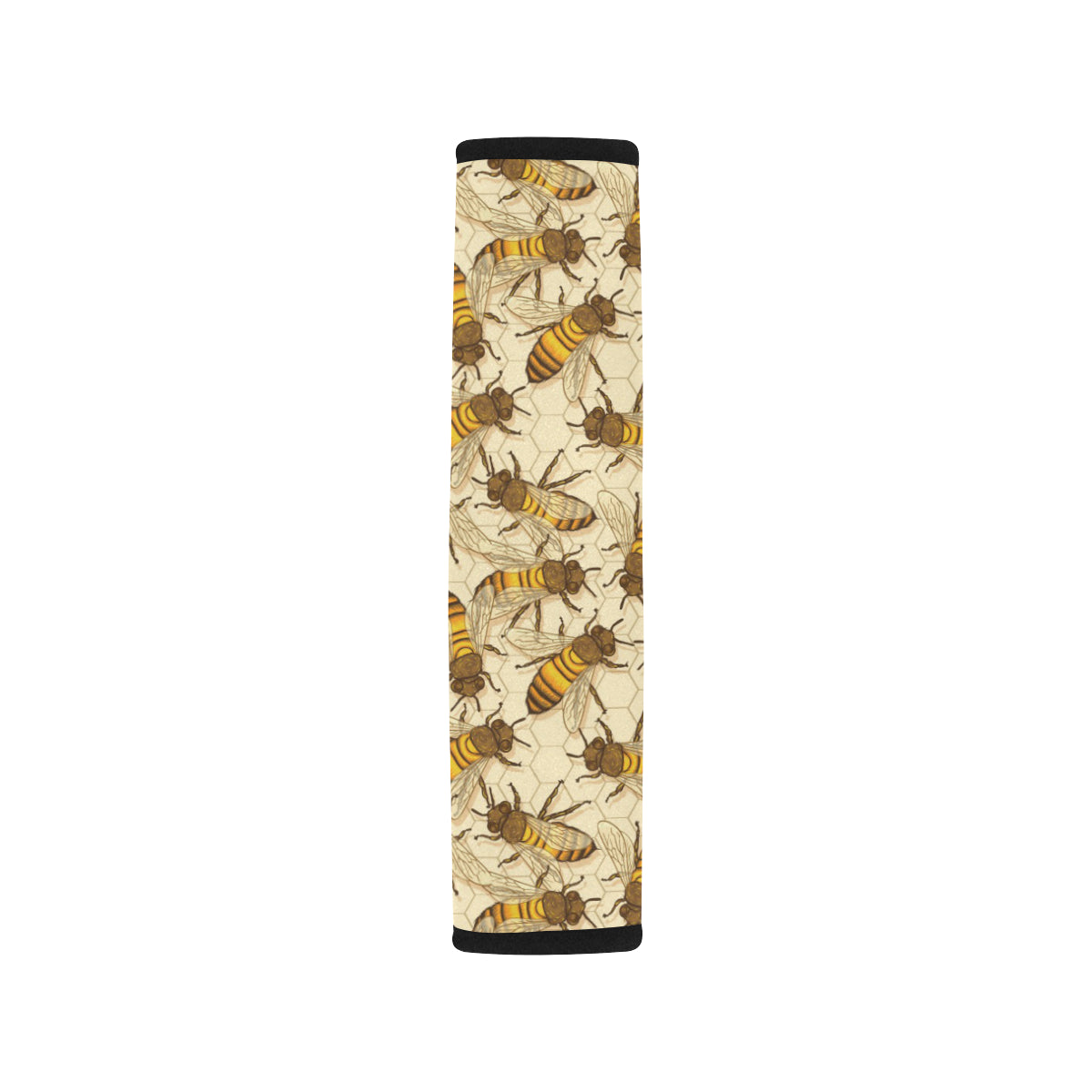 Bee Pattern Print Design BEE05 Car Seat Belt Cover