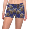 Sea Turtle Pattern Print Design T05 Yoga Shorts