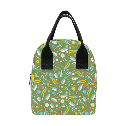 Gardening Pattern Print Design G06 Insulated Lunch Bag