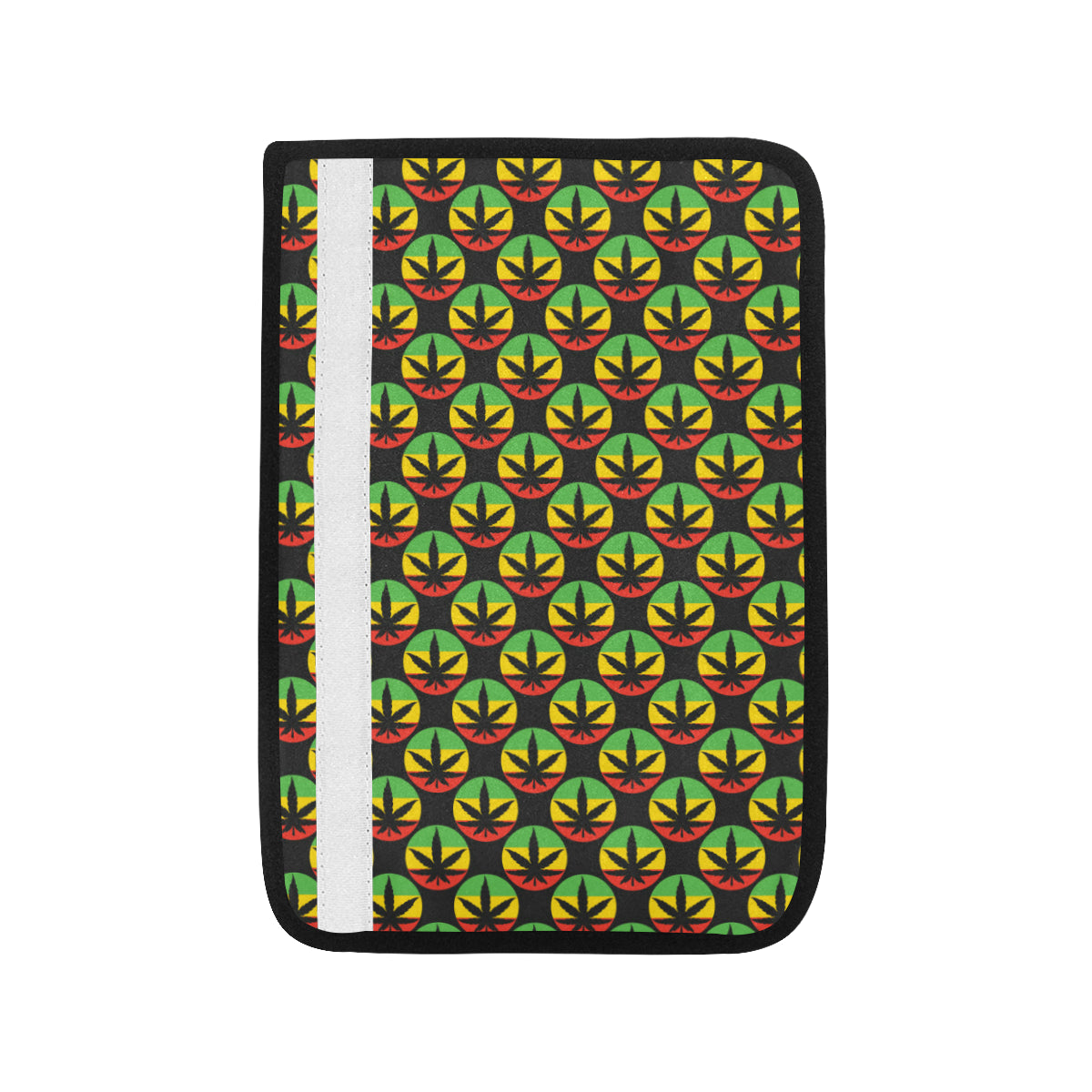 Rasta Reggae Color Design Car Seat Belt Cover