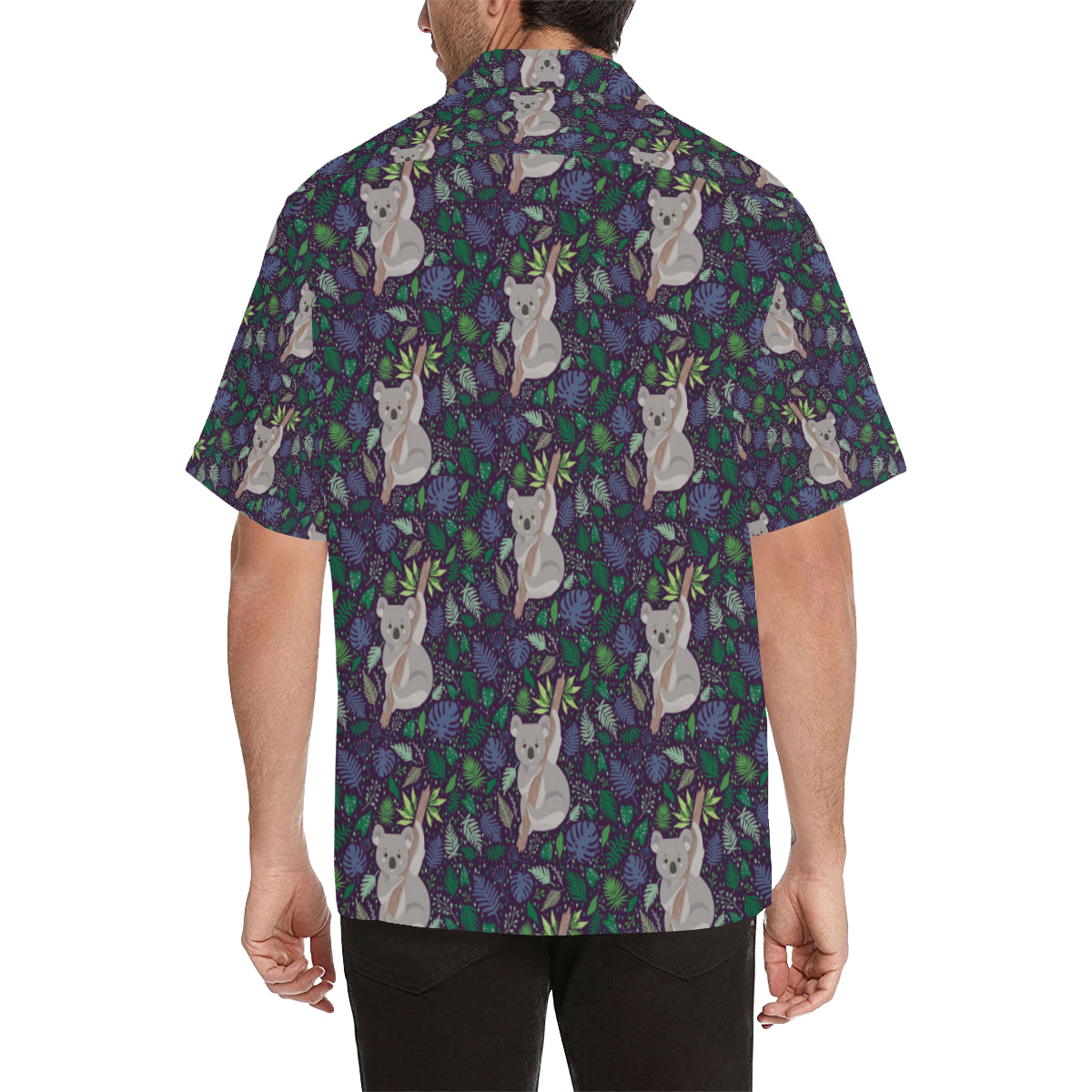 Koala Pattern Print Design 06 Men's Hawaiian Shirt