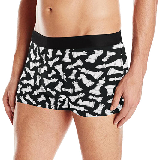 Chess Pattern Print Design 01 Men's Boxer Briefs