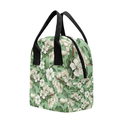 Apple blossom Pattern Print Design AB02 Insulated Lunch Bag