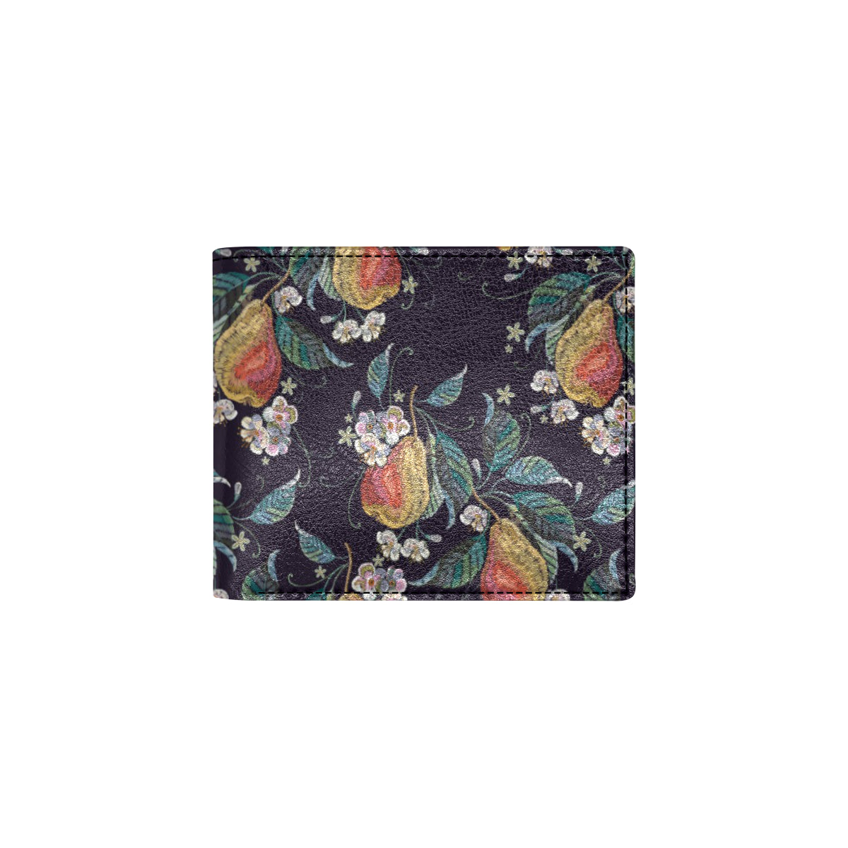 Pear Pattern Print Design PE02 Men's ID Card Wallet