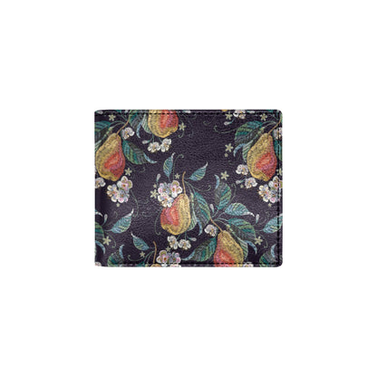 Pear Pattern Print Design PE02 Men's ID Card Wallet