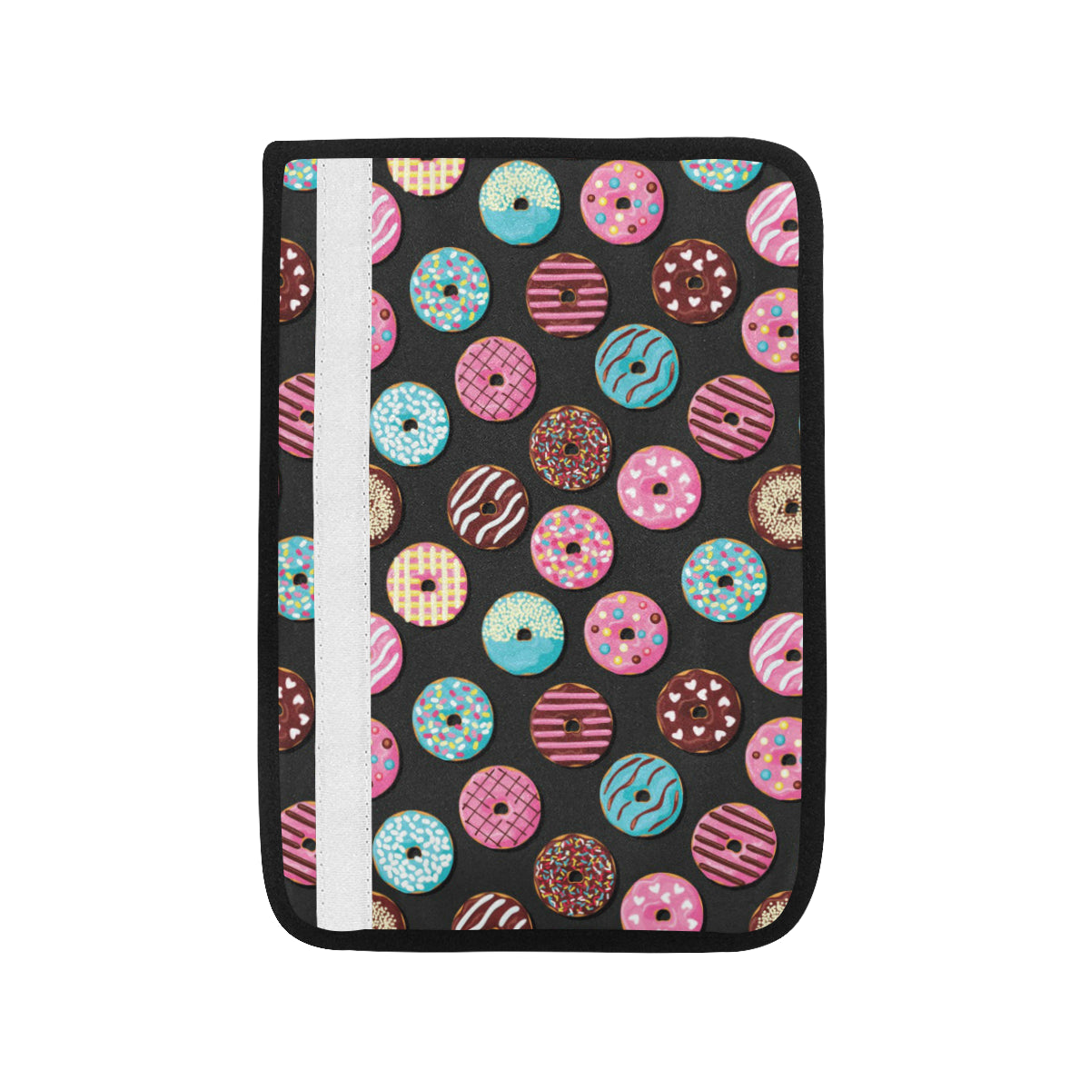 Donut Pattern Print Design DN02 Car Seat Belt Cover