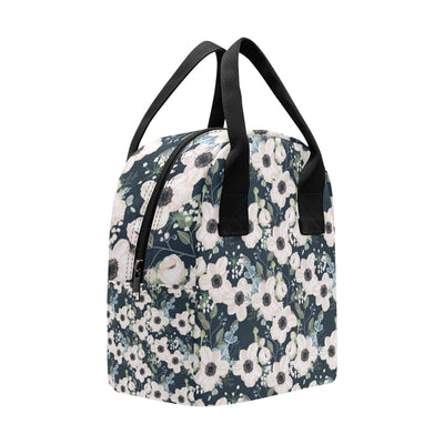 Anemone Pattern Print Design AM02 Insulated Lunch Bag