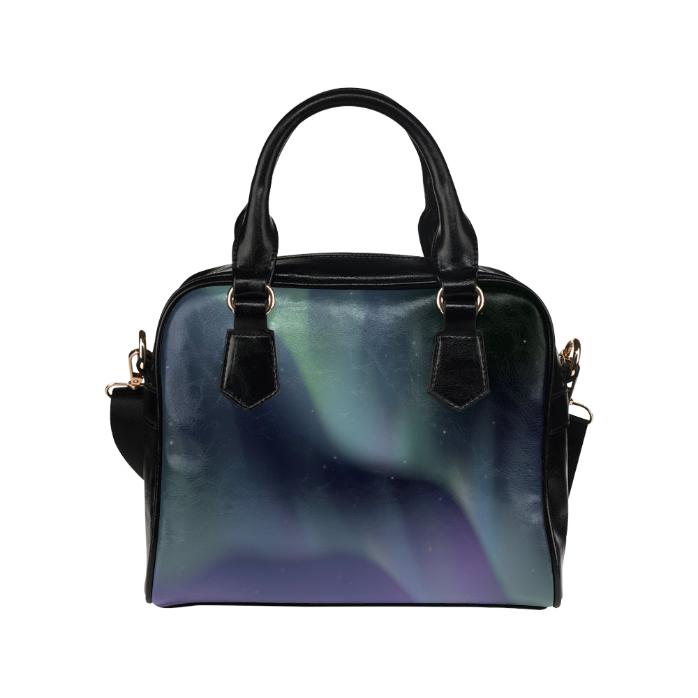 Aurora Borealis Pattern Print Design 01 Shoulder Handbag