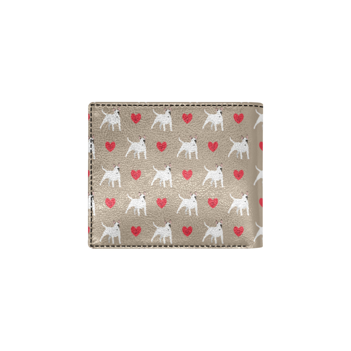 Bull Terriers Pattern Print Design 01 Men's ID Card Wallet
