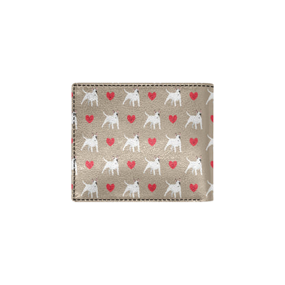 Bull Terriers Pattern Print Design 01 Men's ID Card Wallet