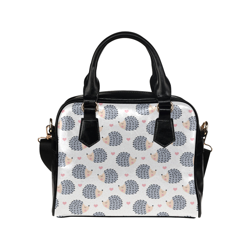 Hedgehog Baby Pattern Print Design 03 Shoulder Handbag