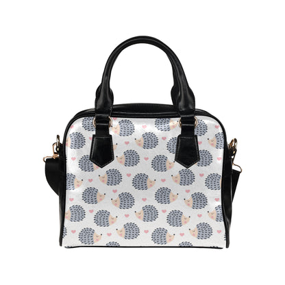 Hedgehog Baby Pattern Print Design 03 Shoulder Handbag