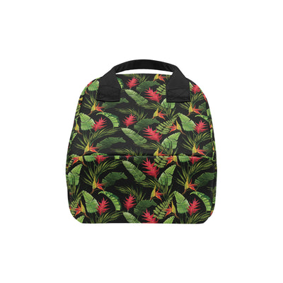 Bird Of Paradise Pattern Print Design BOP010 Insulated Lunch Bag