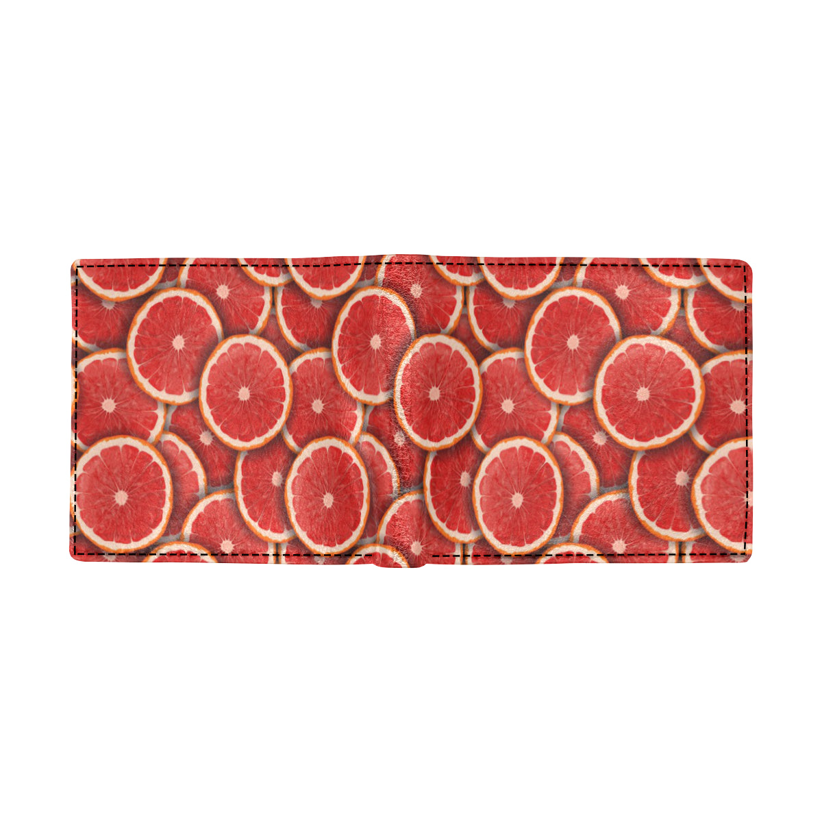 Grapefruit Pattern Print Design GF05 Men's ID Card Wallet