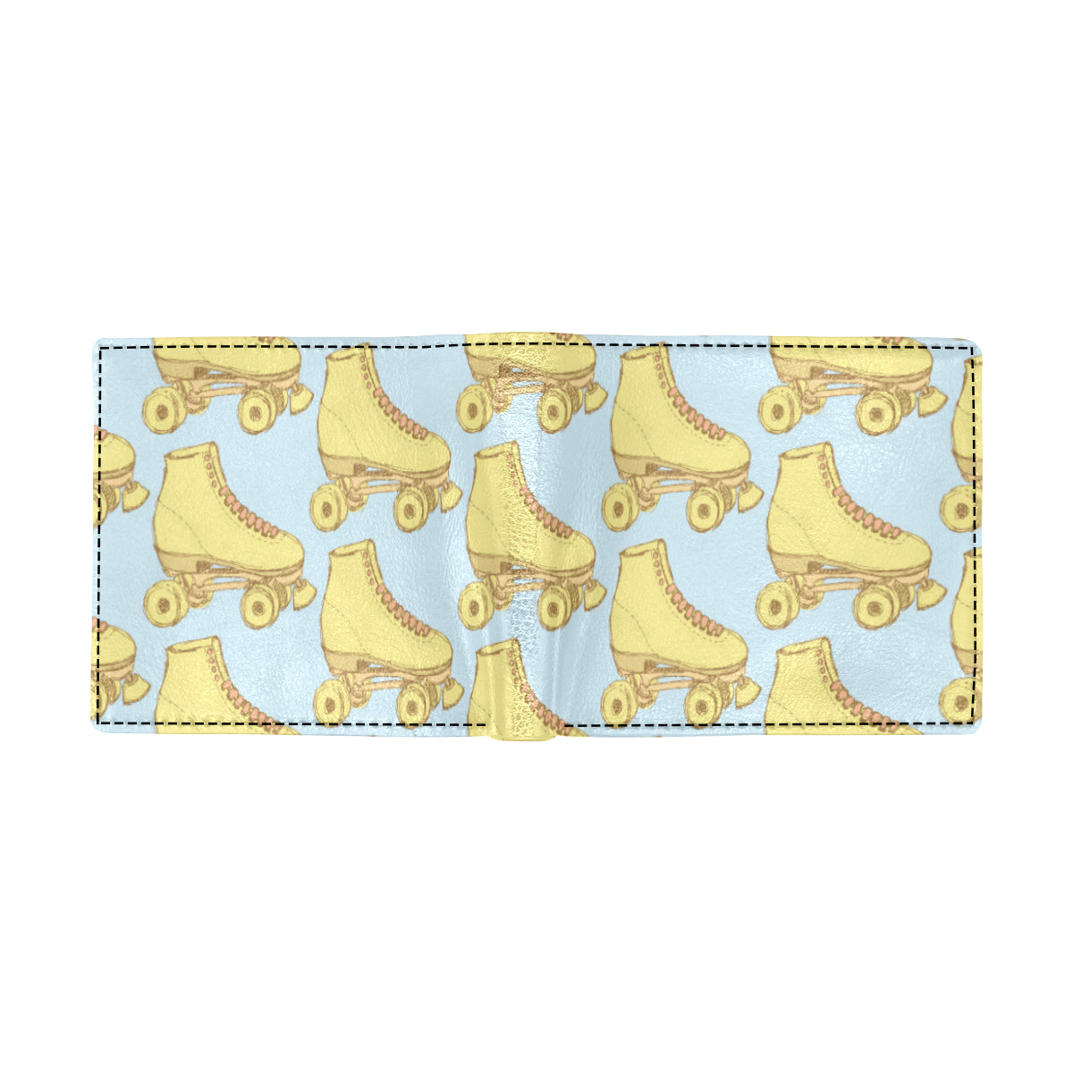 Roller skate Pattern Print Design A03 Men's ID Card Wallet