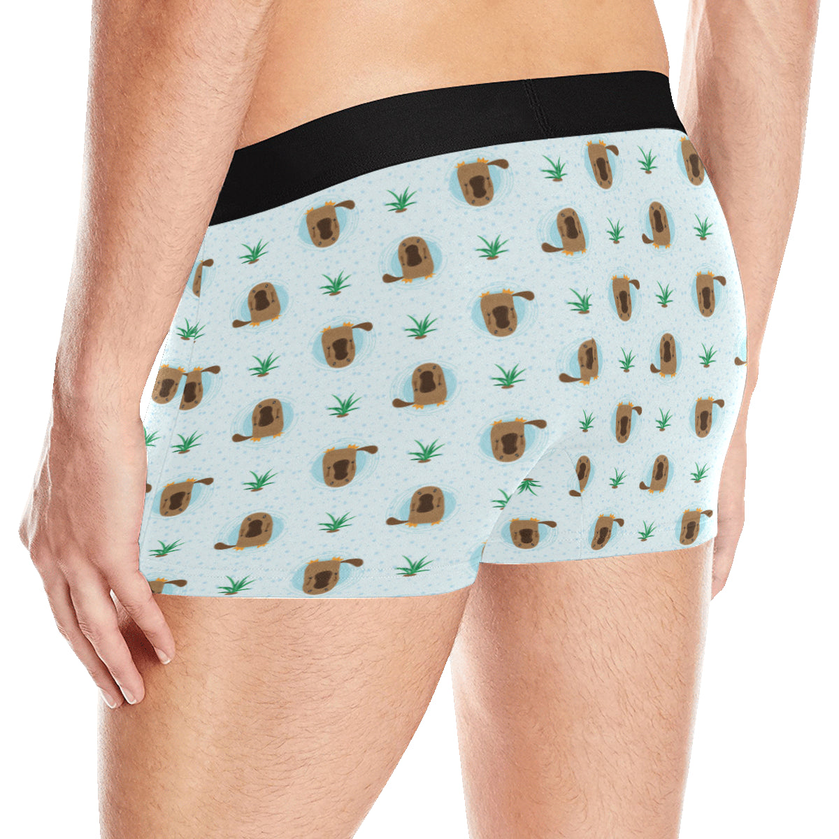 Platypus Pattern Print Design A04 Men's Boxer Briefs