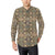 Mandala Motif Themed Design Print Men's Long Sleeve Shirt