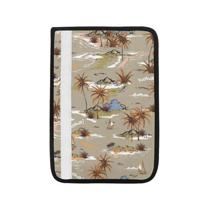 Pacific island Pattern Print Design A05 Car Seat Belt Cover