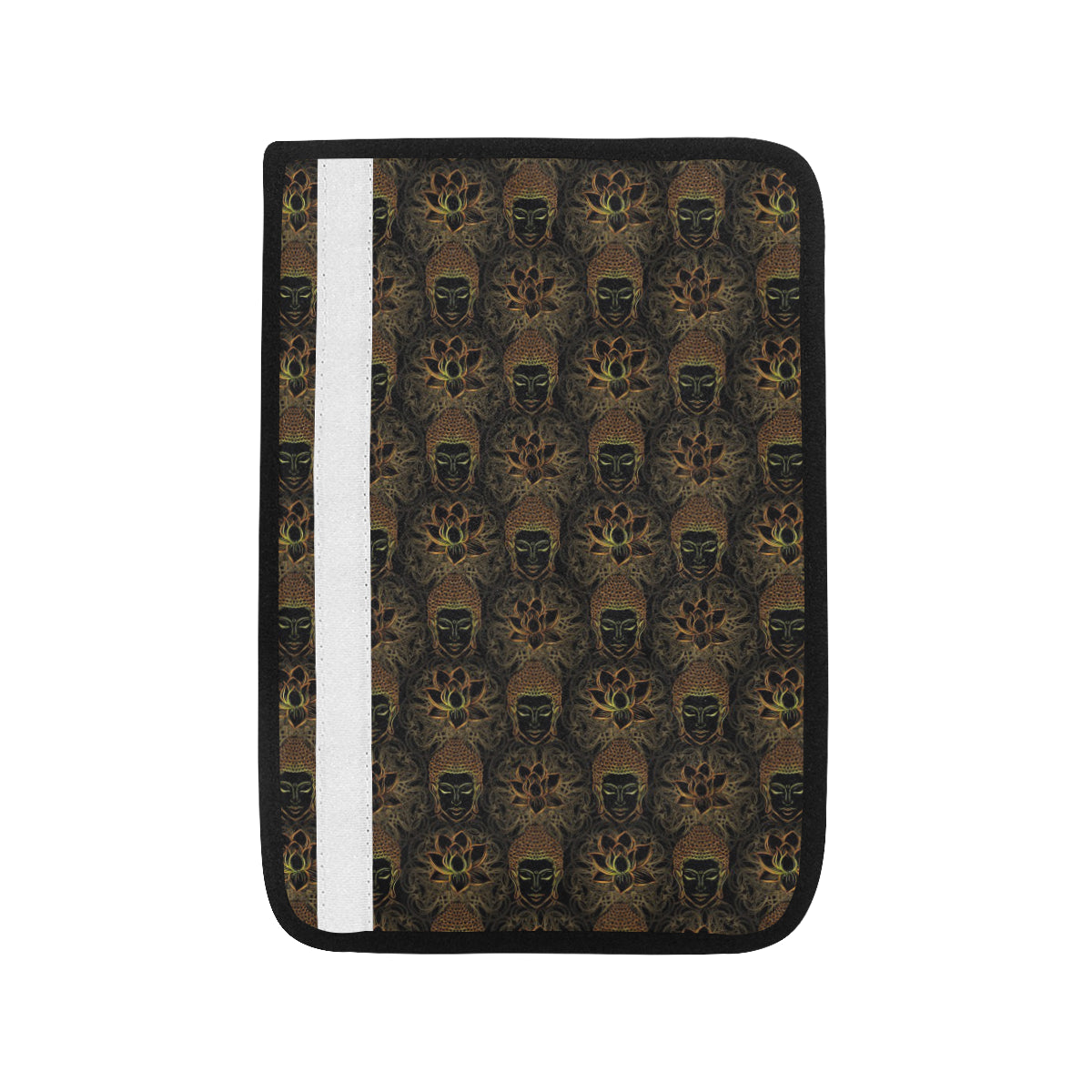 Buddha Pattern Print Design 03 Car Seat Belt Cover