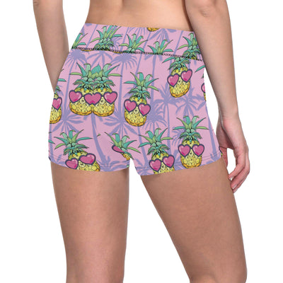 Pineapple Pattern Print Design PP06 Yoga Shorts