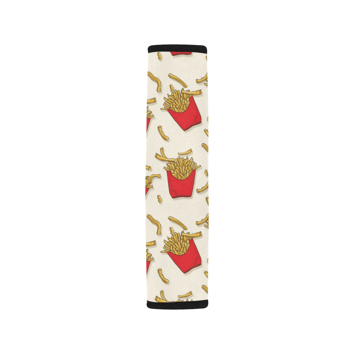 French Fried Pattern Print Design 01 Car Seat Belt Cover