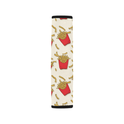 French Fried Pattern Print Design 01 Car Seat Belt Cover