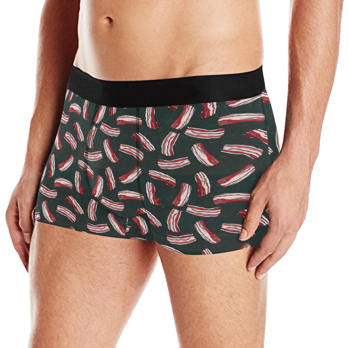 Bacon Pattern Print Design 02 Men's Boxer Briefs