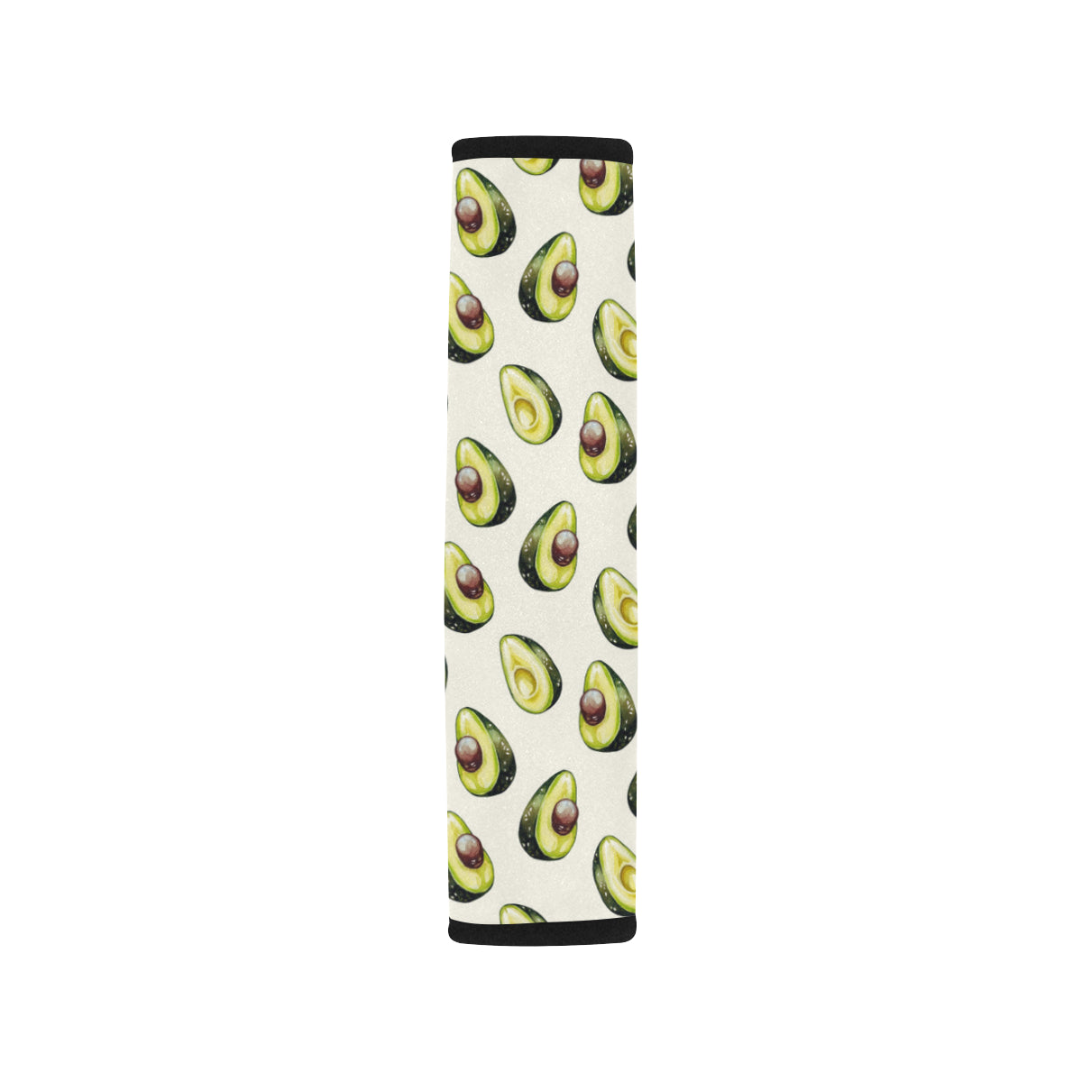 Avocado Pattern Print Design 01 Car Seat Belt Cover