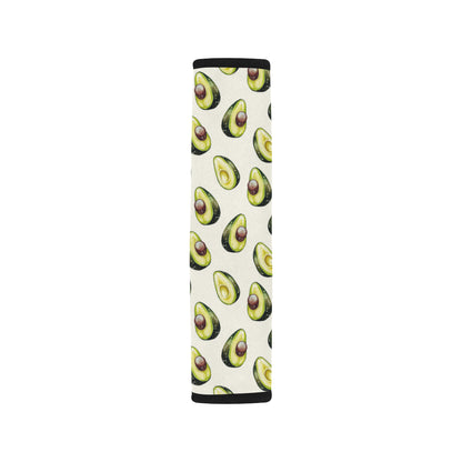 Avocado Pattern Print Design 01 Car Seat Belt Cover