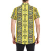 Polynesian Turtle Hawaiian Design Print Men's Short Sleeve Button Up Shirt