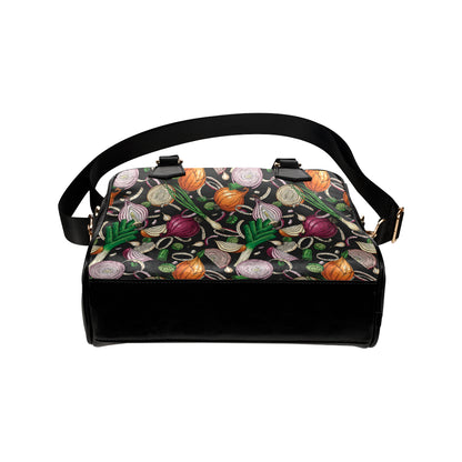 Onion Pattern Print Design A03 Shoulder Handbag