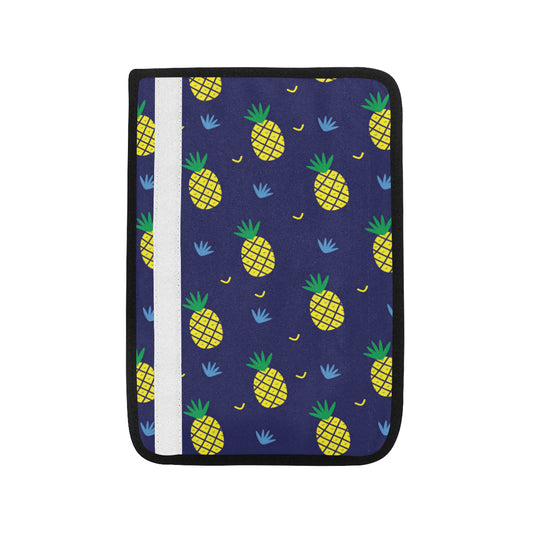 Pineapple Pattern Print Design A01 Car Seat Belt Cover