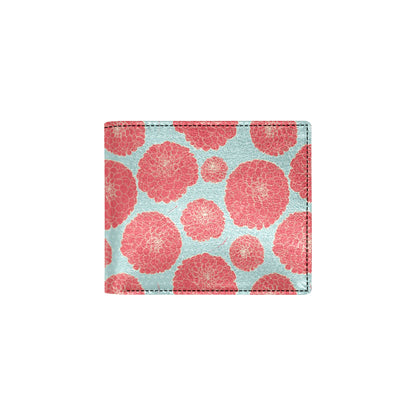 Marigold Pattern Print Design MR03 Men's ID Card Wallet