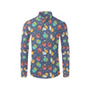 Cupcake Pattern Print Design 02 Men's Long Sleeve Shirt