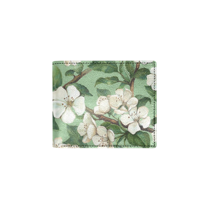 Apple blossom Pattern Print Design AB02 Men's ID Card Wallet