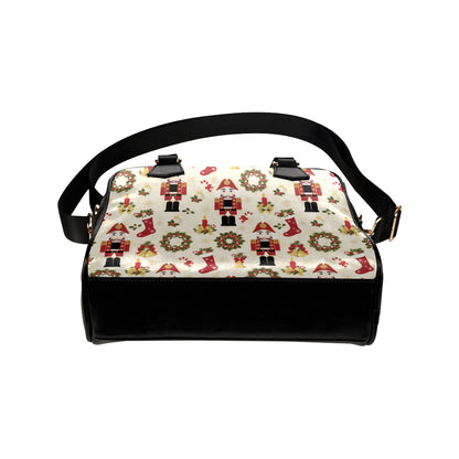 Nutcracker Pattern Print Design A01 Shoulder Handbag