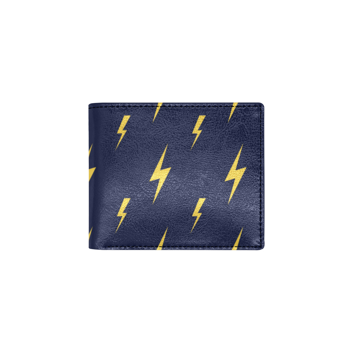 Lightning Thunder Pattern Print Design 03 Men's ID Card Wallet