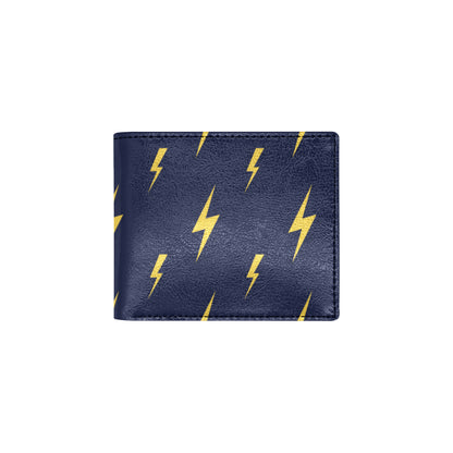 Lightning Thunder Pattern Print Design 03 Men's ID Card Wallet