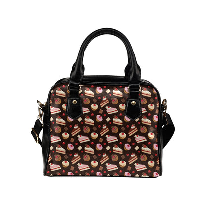 Cake Pattern Print Design 04 Shoulder Handbag