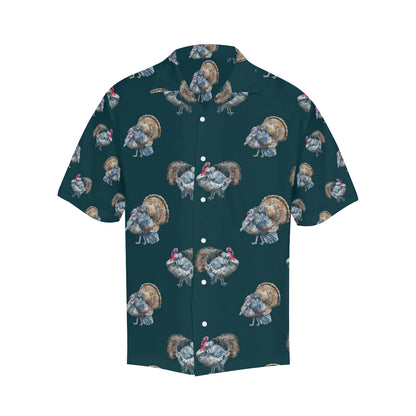 Turkey Pattern Print Design 03 Men's Hawaiian Shirt