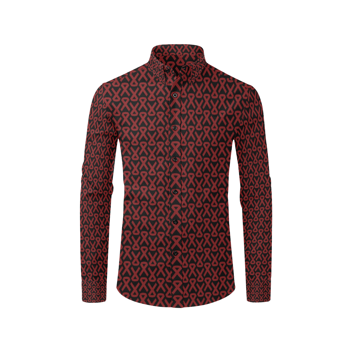 Multiple myeloma Pattern Print Design A01 Men's Long Sleeve Shirt