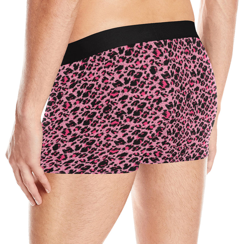 Cheetah Pink Pattern Print Design 01 Men's Boxer Briefs